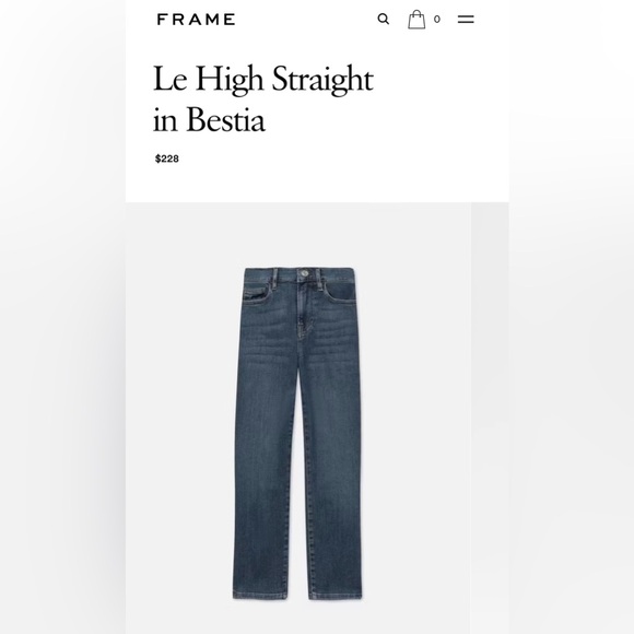 Frame Le High Straight Jeans - Picture 16 of 16